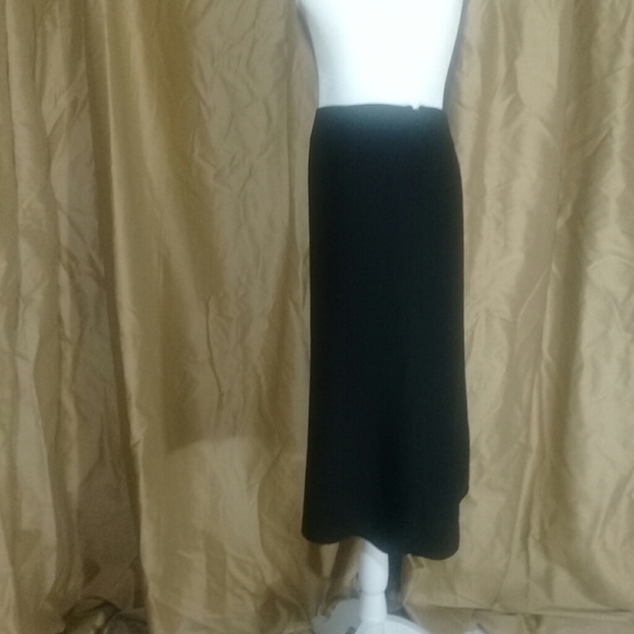 Ann Taylor LOFT black maxi skirt size 14 - Picture 3 of 10